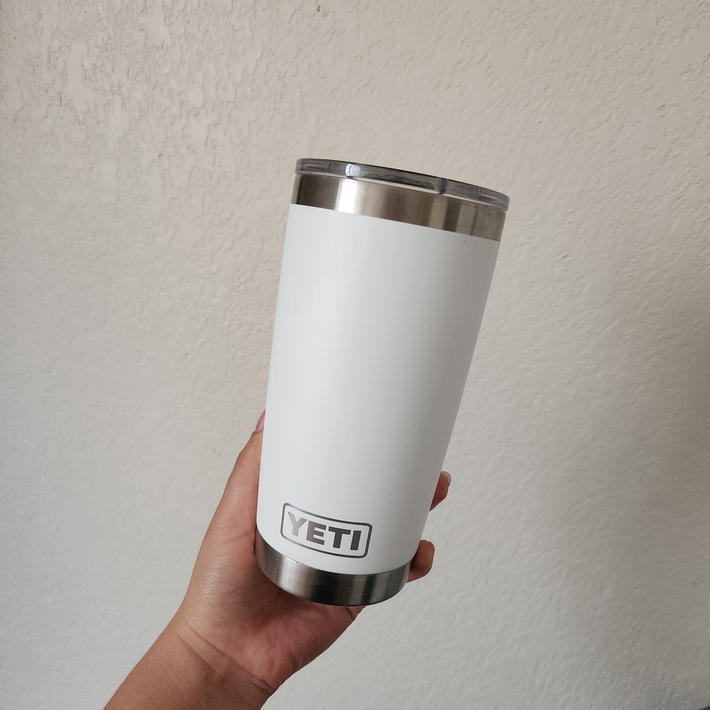 YETI White Tumbler